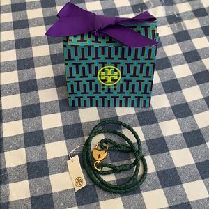 Tory Burch Braided Lock Wrap Bracelet